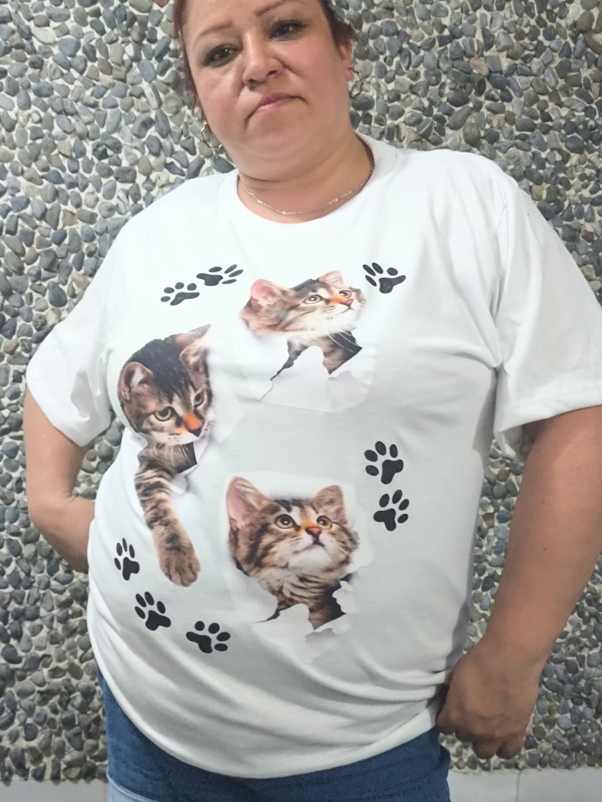 Camiseta gatitos